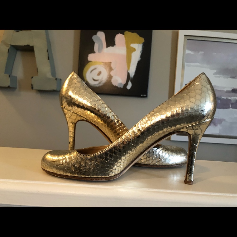 Kate Spade Metallic Heels